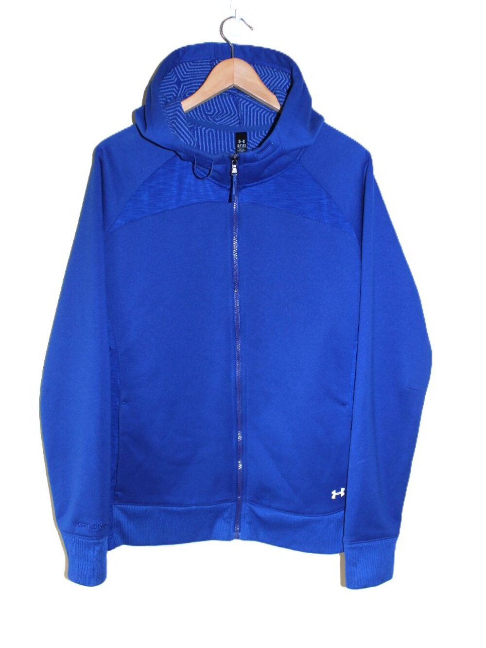 UNDER ARMOUR ColdGear® Infrared Storm Armour Fleece Hoodie in Cobalt Blue (XL)